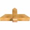Ekena Millwork Eugene Rough Sawn Timber Gable Bracket, Western Red Cedar, 36"W x 18"H x 6"D x 6"F, 12/12 Pitch GBW036X18X0606EUG00RWR - alternate 3